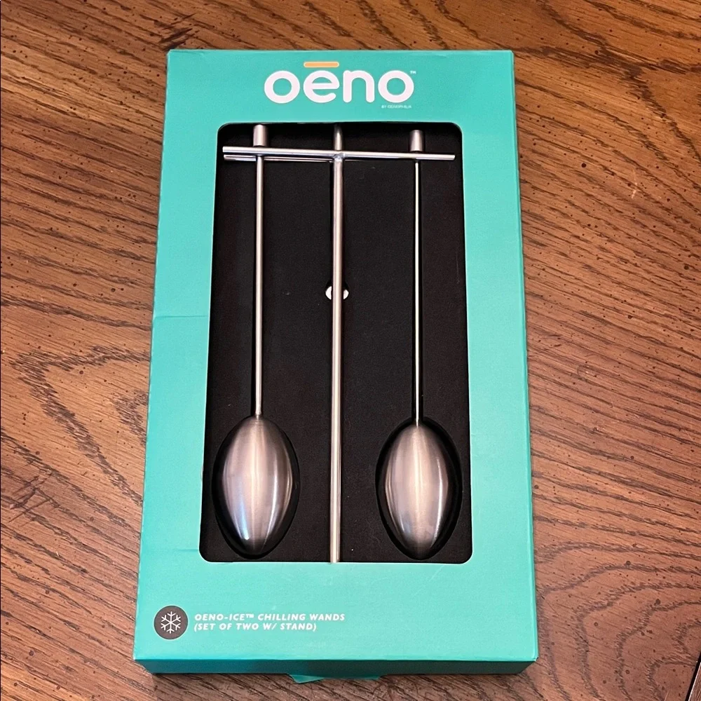 Oenophilia Oeno-Ice Chilling Wand Set‎ with Stand, new